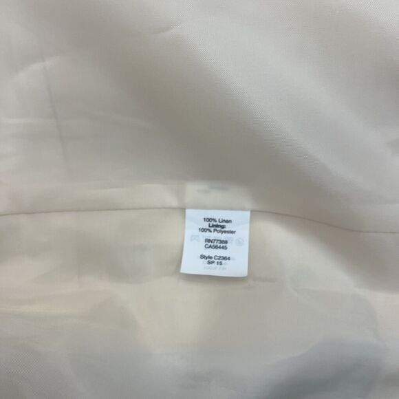 NWT $148 J.CREW Sz. 8 Regent Blazer Linen Light Pink C2364 FS Benefits Charity - Picture 6 of 15